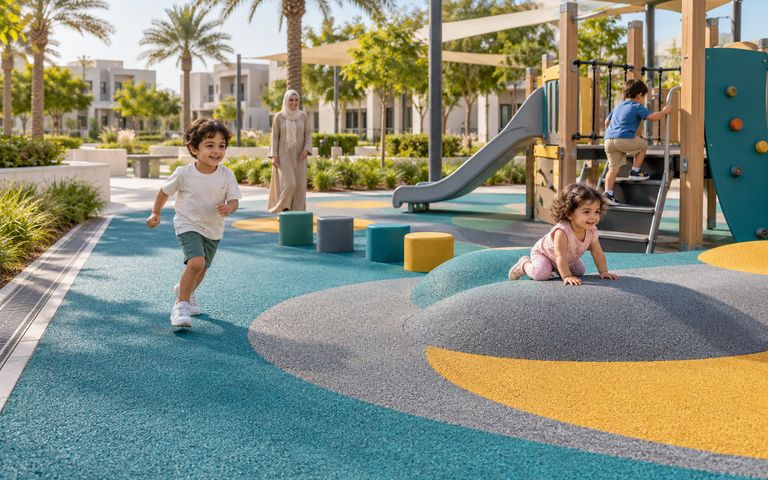 Kids Play Area Flooring installation