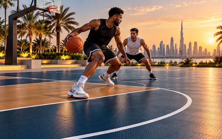 Basketball Court installation