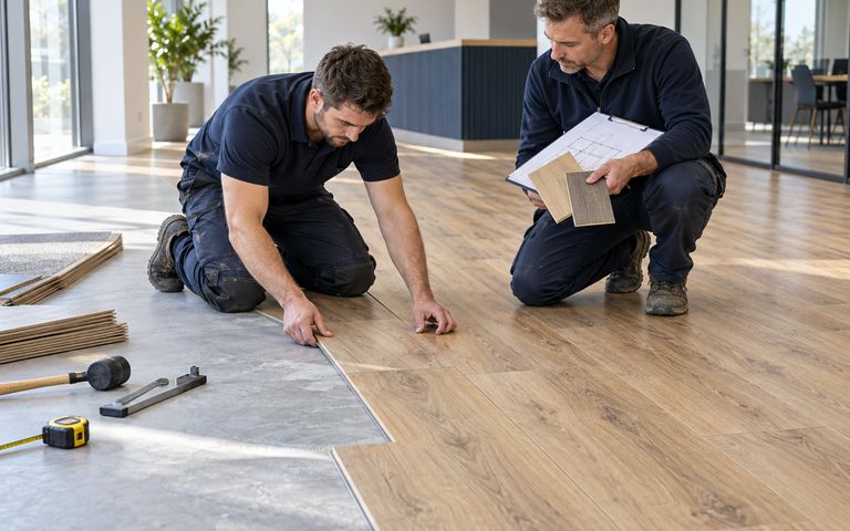 LVT installation