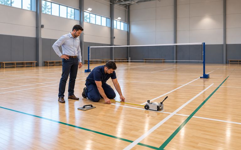 Badminton installation